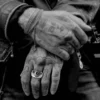 Anillo de banda con corazón Anillo de banda con corazón