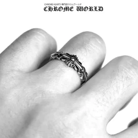Anillo Double Floral Cross Baby