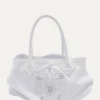 Bolso tote con parche Fleur adornado de Chrome Hearts Bolso tote con parche Fleur adornado de Chrome Hearts