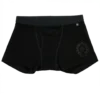 Boxer de algodón negro de Chrome Hearts con detalles en negro Boxer de algodón negro de Chrome Hearts con detalles en negro