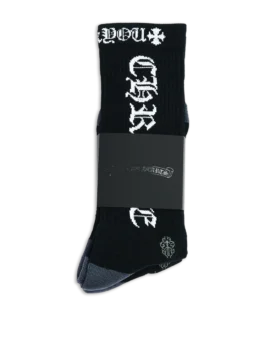 Calcetines Chrome Hearts azules, blancos y amarillos Calcetines Chrome Hearts azules, blancos y amarillos