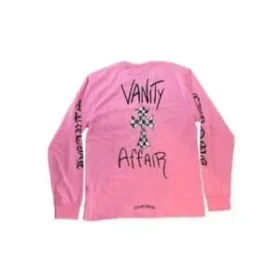 Camisa de manga larga rosa de Chrome Hearts