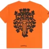 Camisa naranja de Chrome Hearts Camisa naranja de Chrome Hearts