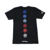 Camiseta Chrome Hearts con Horseshoe multicolor y cruz recta Camiseta Chrome Hearts con Horseshoe multicolor y cruz recta