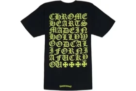 Camiseta Chrome Hearts Made in Hollywood negra