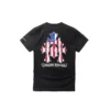 Camiseta de manga corta con el logotipo de la bandera de EE. UU. y la triple cruz de Chrome Hearts Camiseta de manga corta con el logotipo de la bandera de EE. UU. y la triple cruz de Chrome Hearts