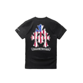camiseta de manga corta con el logotipo de la bandera de ee uu y la triple cruz de chrome hearts 1 280x280 - Camiseta de manga corta con el logotipo de la bandera de EE. UU. y la triple cruz de Chrome Hearts