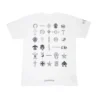Camiseta de manga corta con múltiples logotipos de Chrome Hearts Camiseta de manga corta con múltiples logotipos de Chrome Hearts