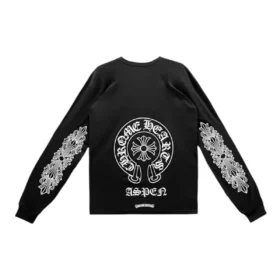 Camiseta de manga larga Chrome Hearts – Negro