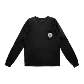 Camiseta de manga larga Chrome Hearts – Negro