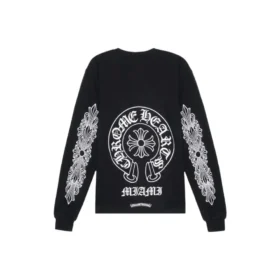 Camiseta de manga larga negra de Chrome Hearts