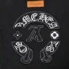 Camiseta Louis Vuitton X Chrome Hearts Negra Camiseta Louis Vuitton X Chrome Hearts Negra