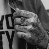 Cemetery Ring cuadrado de Chrome Hearts Cemetery Ring cuadrado de Chrome Hearts