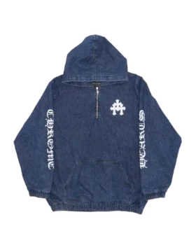 Chaqueta vaquera con capucha y parches Cross Patch Ruckus