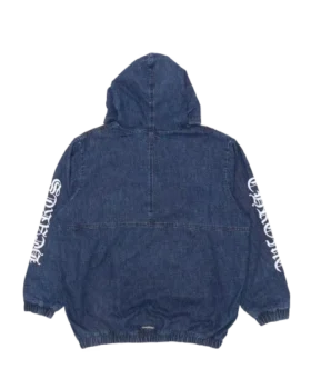 Chaqueta vaquera con capucha y parches Cross Patch Ruckus