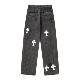 Chrome Hearts X Levis Vaqueros negros