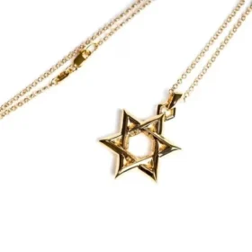 Colgante Star of David en oro de 22 quilates