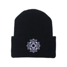 Gorro con cruz de Chrome Hearts Plus – Negro