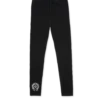 Leggings de algodón negros de Chrome Hearts Leggings de algodón negros de Chrome Hearts