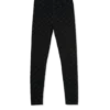 Leggings de algodón negros de Chrome Hearts con estampado multilogo gris Leggings de algodón negros de Chrome Hearts con estampado multilogo gris