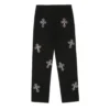 Pantalones Chrome Hearts con cruz de strass