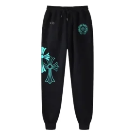 Pantalones de chándal Chrome Hearts Blue Triple Cross