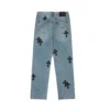 Pantalones de mezclilla de tela de cementerio Flairny de Chrome Hearts Pantalones de mezclilla de tela de cementerio Flairny de Chrome Hearts