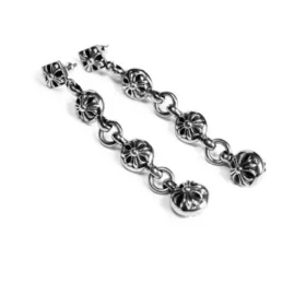 Pendientes de tres Crossballs con cruz Pendientes de tres Crossballs con cruz