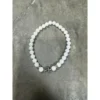 Pulsera con cuentas blancas Chrome Hearts Cemetery Pulsera con cuentas blancas Chrome Hearts Cemetery