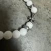 Pulsera con cuentas blancas Chrome Hearts Cemetery Pulsera con cuentas blancas Chrome Hearts Cemetery