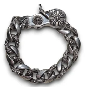 Pulsera de eslabones decorativos de Chrome Hearts