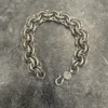 Pulseras con anillos dobles B de Chrome Hearts 