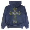 Sudadera con capucha azul de Chrome Hearts