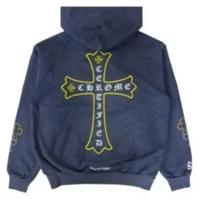 Sudadera con capucha azul de Chrome Hearts