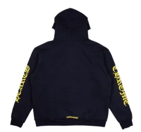Sudadera con capucha azul marino CH