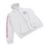 Sudadera con capucha CH morada con purpurina