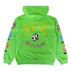 Sudadera con capucha Chrome Hearts Green Matty Boy Sex Records