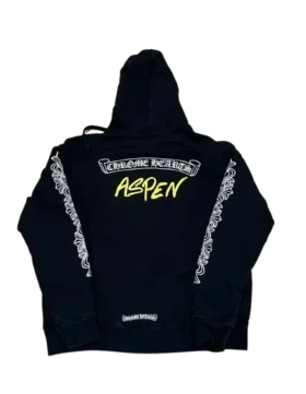 Sudadera con capucha y cremallera Chrome Hearts Aspen exclusiva en negro