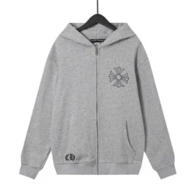 sudadera con capucha y cremallera chrome hearts grey cross floral 2 280x280 - Sudadera con capucha y cremallera Chrome Hearts Grey Cross Floral