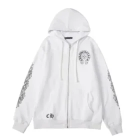 Sudadera con capucha y cremallera Chrome Hearts Los Angeles Sudadera con capucha y cremallera Chrome Hearts Los Angeles