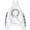Sudadera con capucha y cremallera con cruz de Chrome Hearts Sudadera con capucha y cremallera con cruz de Chrome Hearts