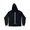 Sudadera con capucha y cremallera con el logotipo de la triple cruz de Chrome Hearts