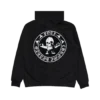 Sudadera con capucha y cremallera con el logotipo del círculo esquelético de CH Foti