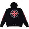 Sudadera con capucha y cremallera cruzada Chrome Hearts Made in Hollywood Plus