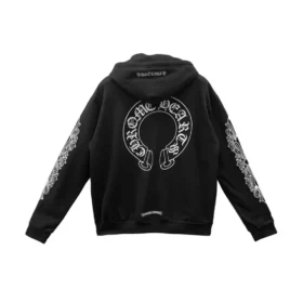 Sudadera con capucha y cremallera de Chrome Hearts «F**Kyou Horseshoe Floral Sleeve» Sudadera con capucha y cremallera de Chrome Hearts «F**Kyou Horseshoe Floral Sleeve»
