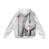Sudadera con capucha y letras rojas con retrato de Laurie Lynn Stark de Chrome Hearts Sudadera con capucha y letras rojas con retrato de Laurie Lynn Stark de Chrome Hearts