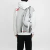 Sudadera con capucha y letras rojas con retrato de Laurie Lynn Stark de Chrome Hearts Sudadera con capucha y letras rojas con retrato de Laurie Lynn Stark de Chrome Hearts