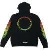 Sudadera con capucha y mangas florales degradadas de Chrome Hearts Sudadera con capucha y mangas florales degradadas de Chrome Hearts