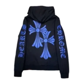 Sudaderas con capucha y emblema azul de Chrome Hearts Sudaderas con capucha y emblema azul de Chrome Hearts