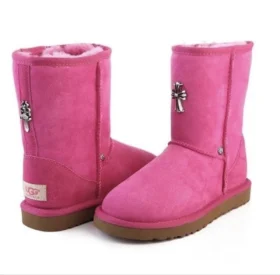Uggs Chrome Hearts en rosa Uggs Chrome Hearts en rosa